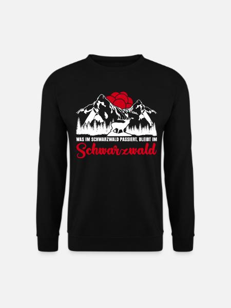 Schwarzwald Wandern Bollenhut - Unisex Pullover - Schwarz
