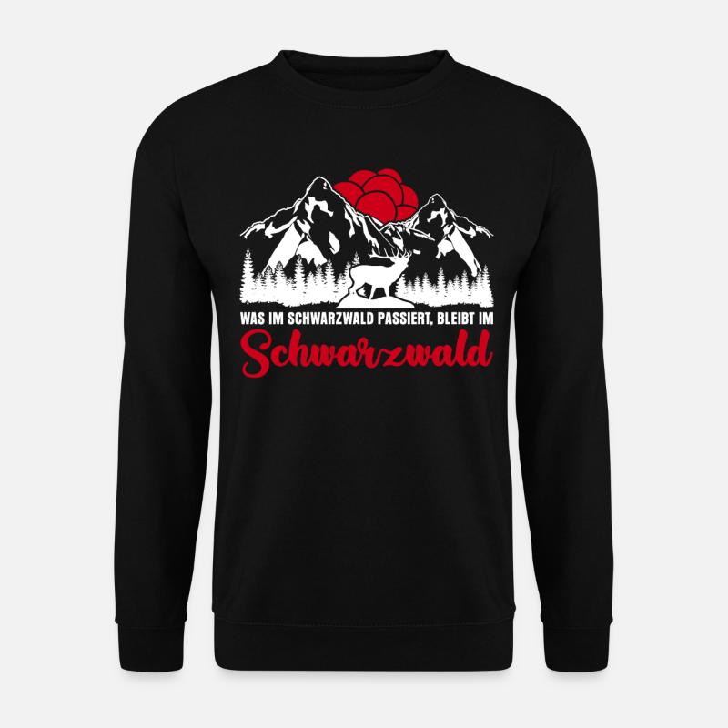 Schwarzwald Wandern Bollenhut - Unisex Pullover - Schwarz