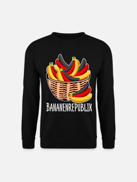 Bananenrepublik Bananenkorb - Unisex Pullover - Schwarz