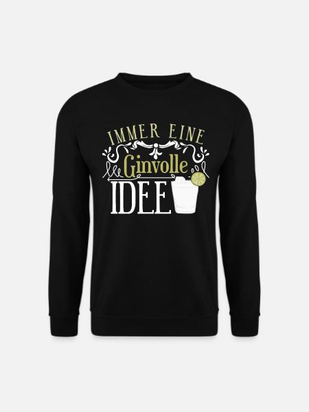 Gin Cocktail - Unisex Pullover - Schwarz