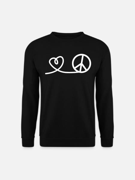 Pacifisme Icône de la paix mondiale - Sweat-shirt Unisexe - noir