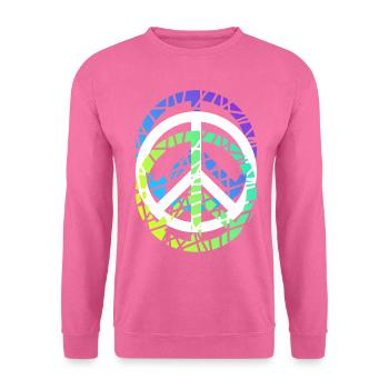 Pacifisme Paix Mondiale Paix Sympol - Sweat-shirt Unisexe - rose - Devant