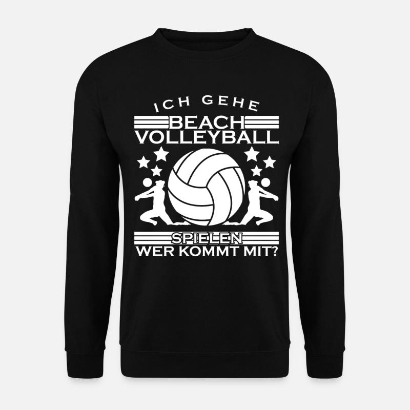 Beach Volleyball Beachvolleyball - Unisex Pullover - Schwarz