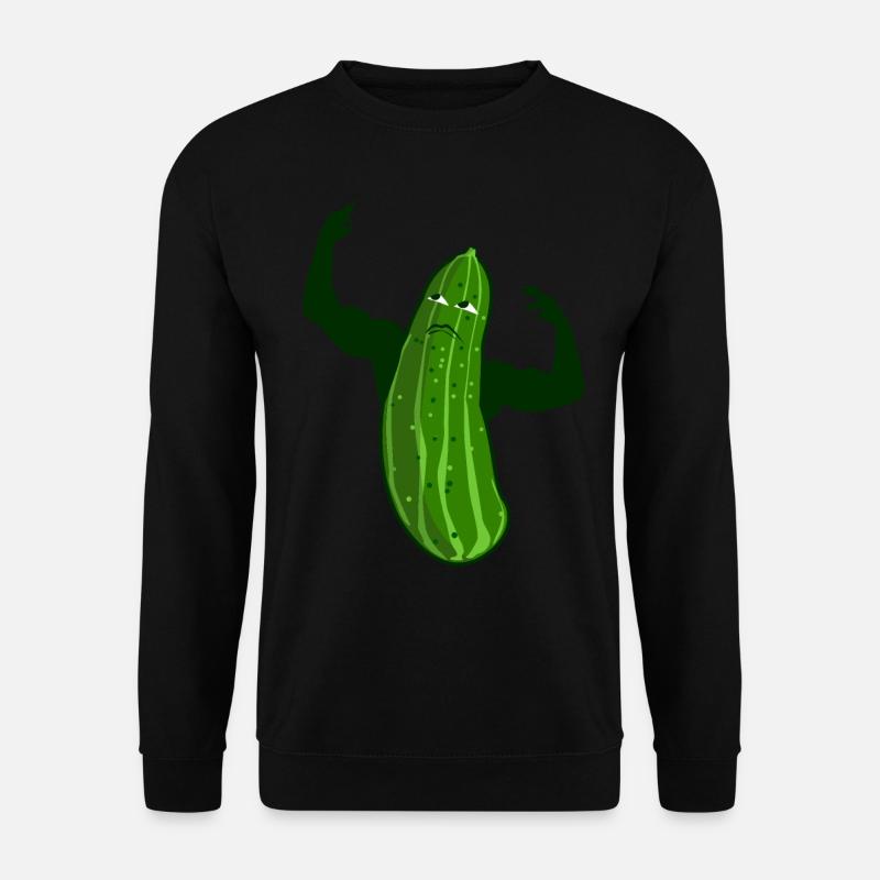 Cucumber Bodybuilding Bodybuilder Cucumber - Unisex Sweatshirt - black