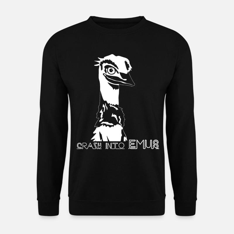 Emus de l’émeu - Sweat-shirt Unisexe - noir