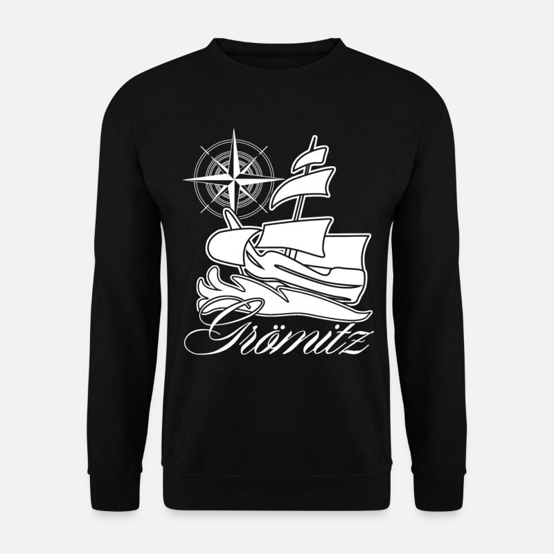 Grömitz Segeln - Unisex Pullover - Schwarz