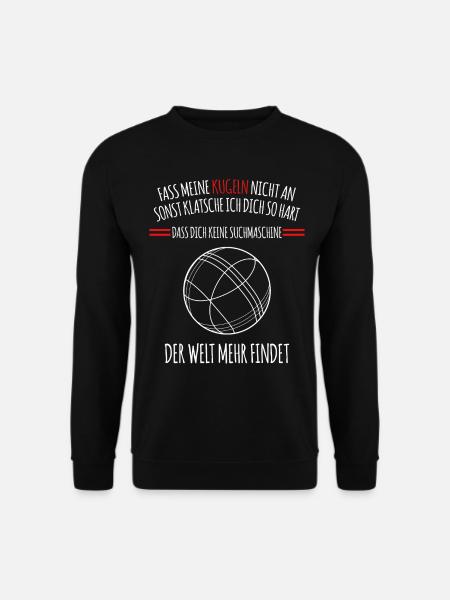 Boule Kugeln Boulekugeln Petanque - Unisex Pullover - Schwarz