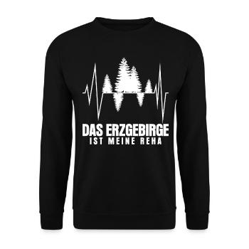 Erzgebirge - Unisex Pullover - Schwarz - Vorne - Alina (178cm) & Michal (187cm)