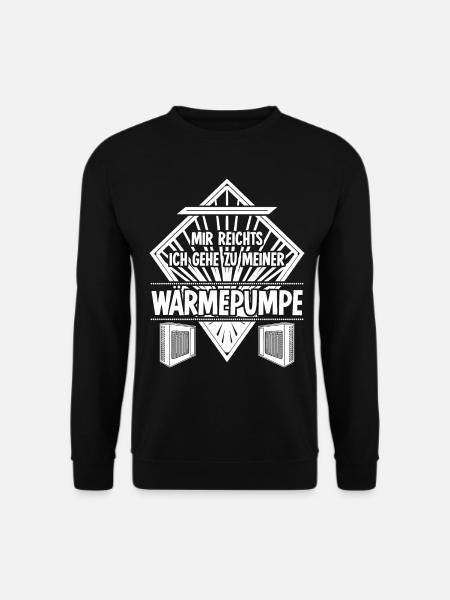 Wärmepumpe - Unisex Pullover - Schwarz