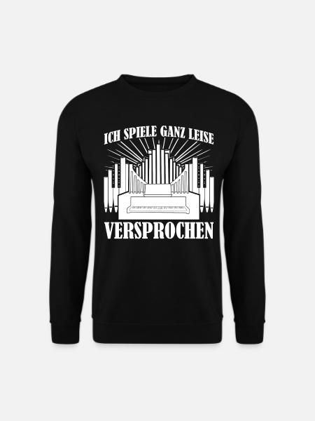Organist Orgel Orgelspieler Orgelbauer - Unisex Pullover - Schwarz