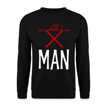 Triathlète de Triathlon Fer - Sweat-shirt Unisexe - noir - Devant - Alina (178cm) & Michal (187cm)