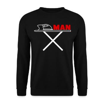 Triathlètes de triathlon DireTriathlète - Sweat-shirt Unisexe - noir - Devant - Alina (178cm) & Michal (187cm)