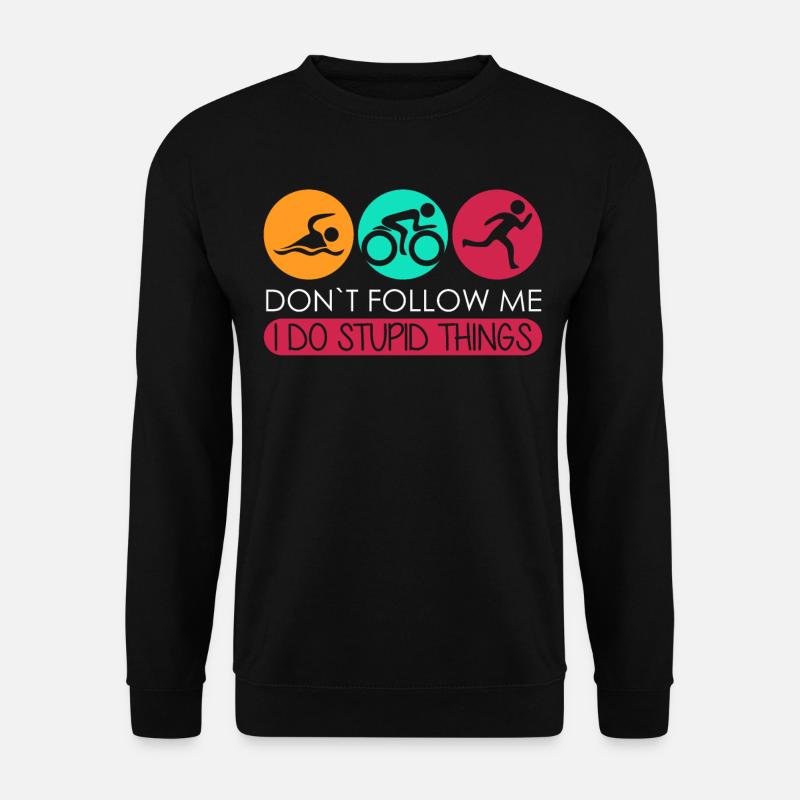 Triathlon Triathlètes Drôles Triathlète - Sweat-shirt Unisexe - noir