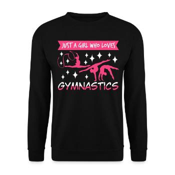 Gymnastique rythmique RSG Gymnastique - Sweat-shirt Unisexe - noir - Devant - Alina (178cm) & Michal (187cm)
