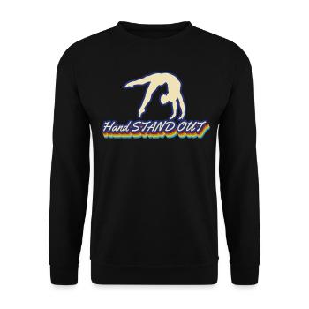 Handstand RSG Gymnastique Gymnastique - Sweat-shirt Unisexe - noir - Devant - Alina (178cm) & Michal (187cm)