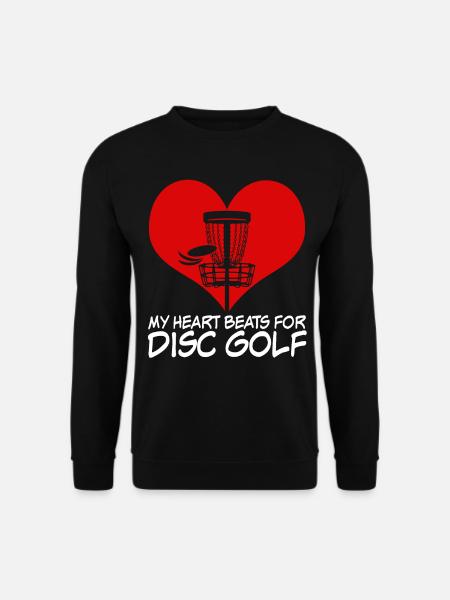 Disc golf Discgolf Spruch Frisbee - Unisex Sweatshirt - black
