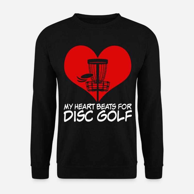 Disc golf Discgolf Spruch Frisbee - Sweat-shirt Unisexe - noir
