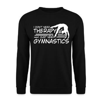 Gymnastique RSG Gymnastique Stand - Sweat-shirt Unisexe - noir - Devant - Alina (178cm) & Michal (187cm)