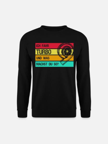 Turbolader Werkstatt Retro Tuning - Unisex Pullover - Schwarz