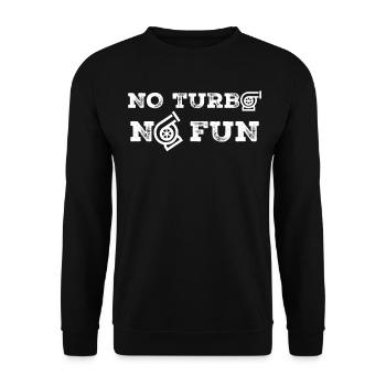 Atelier de réglage de turbocompresseur - Sweat-shirt Unisexe - noir - Devant - Alina (178cm) & Michal (187cm)