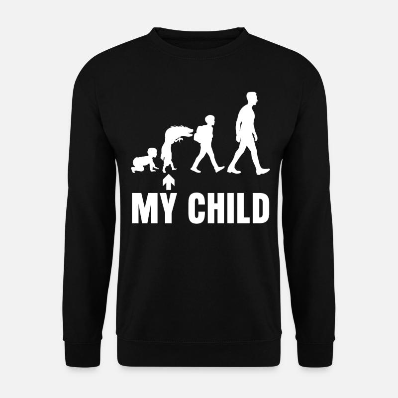 Trotzphase Kindererziehung Erziehung - Unisex Pullover - Schwarz