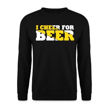 Buveurs de bière Buveurs de bière Brasseurs de bière - Sweat-shirt Unisexe - noir - Devant - Alina (178cm) & Michal (187cm)
