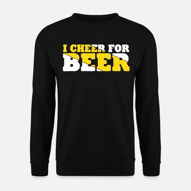 Bier Saufen Biertrinker Bierbrauer - Unisex Pullover - Schwarz