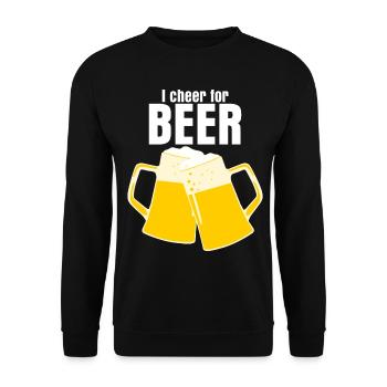 Fête de la bière Buveurs de bière Alcooliser Brasseurs de bière - Sweat-shirt Unisexe - noir - Devant - Alina (178cm) & Michal (187cm)