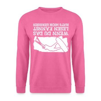 Kitesurfer Kitesurfen Kiteboarder - Unisex Pullover - Pink - Vorne