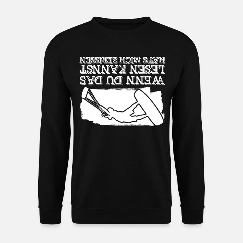 Kitesurfer Kitesurfen Kiteboarder - Unisex Pullover - Schwarz