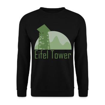 Eifel Wandern Eifeler Eifler - Unisex Pullover - Schwarz - Vorne - Alina (178cm) & Michal (187cm)