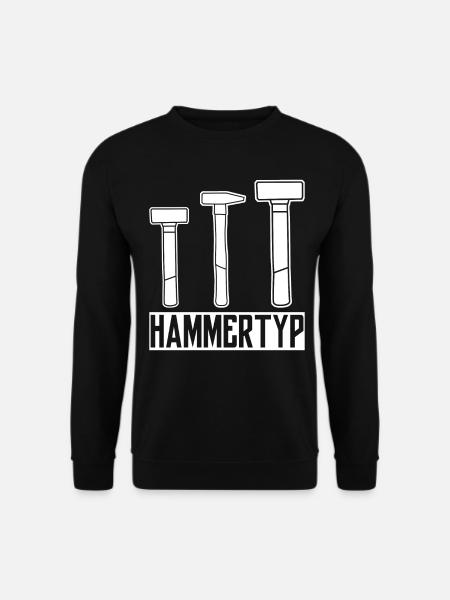 Hammer Dachdecker Hämmer Zimmermann - Unisex Pullover - Schwarz