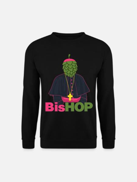 Hops Bishop Beer Brewery - Unisex Sweatshirt - black