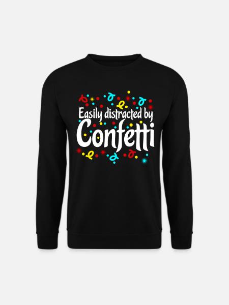 Konfetti Karneval Fasching - Unisex Pullover - Schwarz