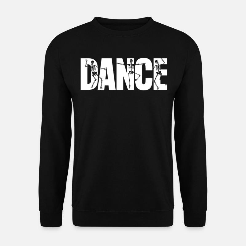 Dancing Halloween skeletons - Unisex Sweatshirt - black