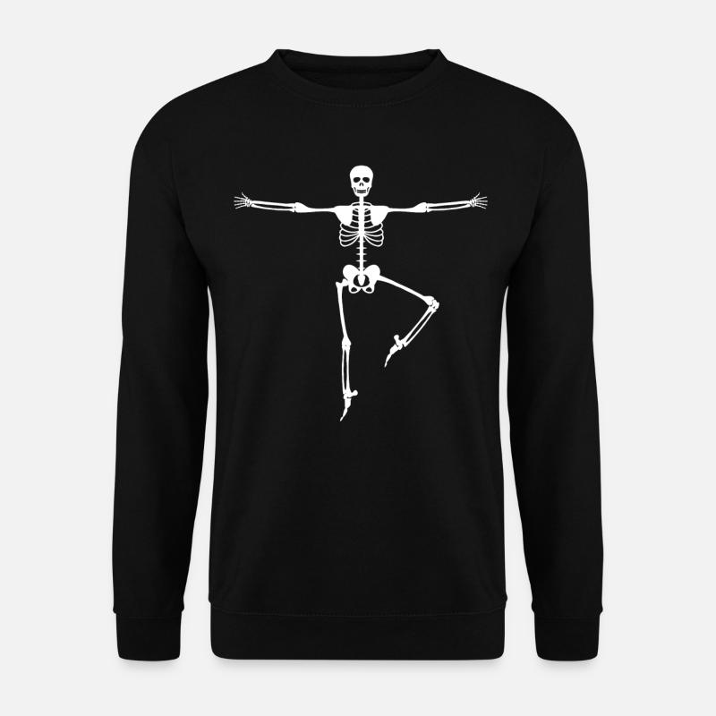 Halloween skeleton dancing - Unisex Sweatshirt - black