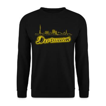 Dortmund : activités Dortmund - Sweat-shirt Unisexe - noir - Devant - Alina (178cm) & Michal (187cm)