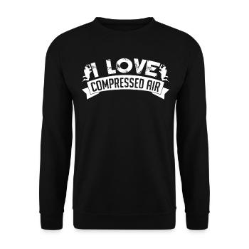 Divers Diving Scuba Diving - Unisex Sweatshirt - black - Front - Alina (178cm) & Michal (187cm)