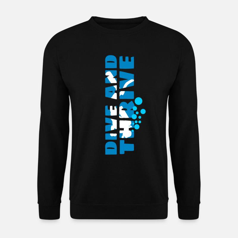 Diver Diving - Unisex Sweatshirt - black
