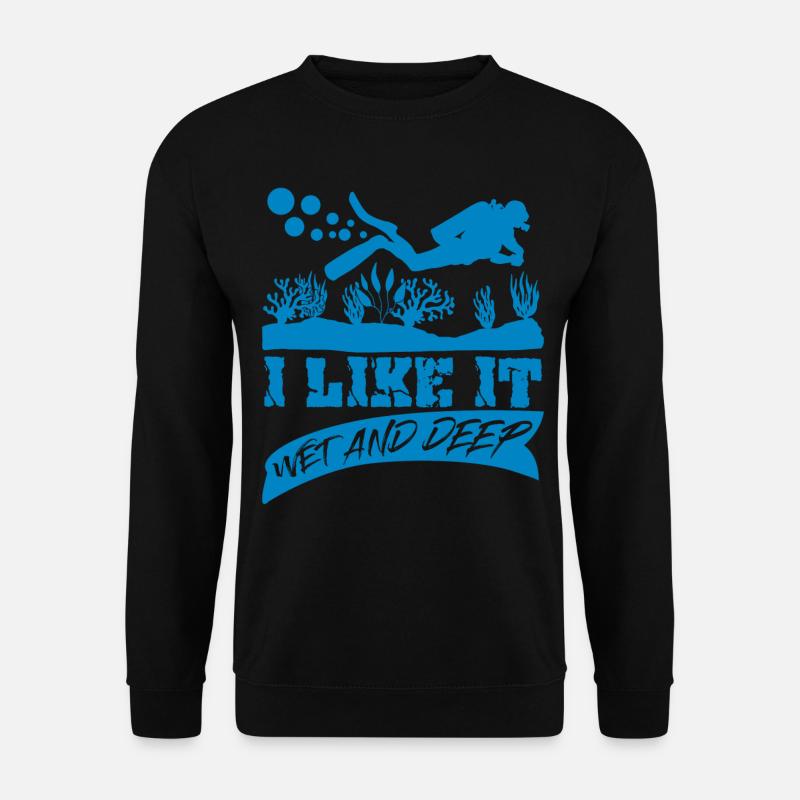 Diver Joke Diving - Unisex Sweatshirt - black