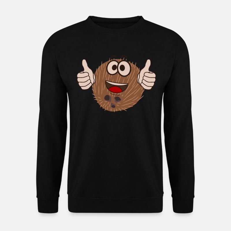 Coconut funny coconuts - Unisex Sweatshirt - black