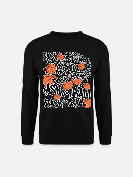 Basketball Basketballs - Unisex Sweatshirt - black