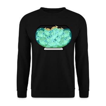 Puffer Fish Aquarium Puffer Fish - Sweat-shirt Unisexe - noir - Devant - Alina (178cm) & Michal (187cm)
