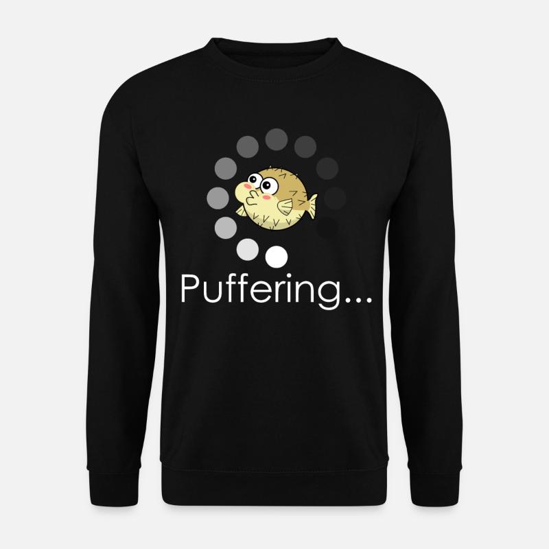 Pufferfish Bufferring - Unisex Pullover - Schwarz