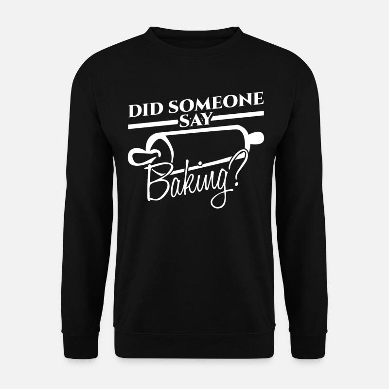 Backen Bäckerei Bäcker Konditor - Unisex Pullover - Schwarz
