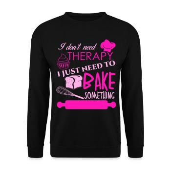 Konditor Bäckerei Konditorei Backen - Unisex Pullover - Schwarz - Vorne - Alina (178cm) & Michal (187cm)