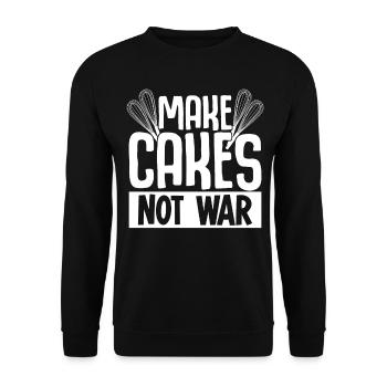 Konditor Backen Bäckerei Konditorei - Unisex Pullover - Schwarz - Vorne - Alina (178cm) & Michal (187cm)