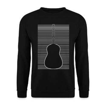 Guitariste de musique de guitare - Sweat-shirt Unisexe - noir - Devant - Alina (178cm) & Michal (187cm)