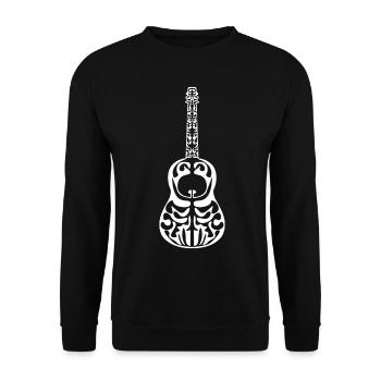 Guitariste de musique de guitare - Sweat-shirt Unisexe - noir - Devant - Alina (178cm) & Michal (187cm)