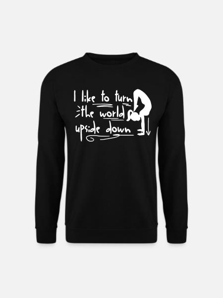 Handstand Mädchen Turnen - Unisex Pullover - Schwarz